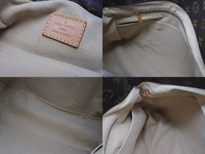 新品同様 LOUIS VUITTON ルイヴィトン アーツィーMM トートバッグ M40249 モノグラム PVC レザー ゴールド金具 中古 4b006057
