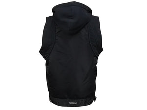 CHROME HEARTS クロムハーツ ライダース ベスト ナイロン スウェット パーカー ダガージップ クロスボール 美品 中古 4b006060