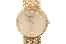 画像をギャラリービューアに読み込む, 極美品 PIAGET ピアジェ トラディション 腕時計 重量約52.1g 8055ND2 クォーツ ゴールド文字盤 金無垢 K18YG 12PD ラウンド 中古 4b006061 