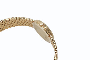 極美品 PIAGET ピアジェ トラディション 腕時計 重量約52.1g 8055ND2 クォーツ ゴールド文字盤 金無垢 K18YG 12PD ラウンド 中古 4b006061 
