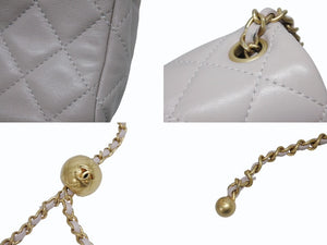 極美品 CHANEL シャネル ミニマトラッセ16 Sフラップ Sチェーンショルダーバッグ AS1786 ラムスキン ココマーク ランダム番台 中古 4b006063