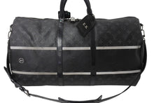 Load image into Gallery viewer, LOUIS VUITTON ルイヴィトン ボストンバッグ キーポル バンドリエール55 藤原ヒロシ フラグメント ブラック Ｍ43414 良品 中古 4c060643