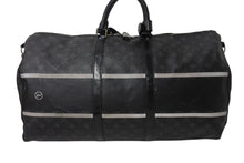 Load image into Gallery viewer, LOUIS VUITTON ルイヴィトン ボストンバッグ キーポル バンドリエール55 藤原ヒロシ フラグメント ブラック Ｍ43414 良品 中古 4c060643
