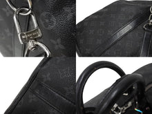 Load image into Gallery viewer, LOUIS VUITTON ルイヴィトン ボストンバッグ キーポル バンドリエール55 藤原ヒロシ フラグメント ブラック Ｍ43414 良品 中古 4c060643