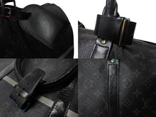 Load image into Gallery viewer, LOUIS VUITTON ルイヴィトン ボストンバッグ キーポル バンドリエール55 藤原ヒロシ フラグメント ブラック Ｍ43414 良品 中古 4c060643