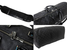 Load image into Gallery viewer, LOUIS VUITTON ルイヴィトン ボストンバッグ キーポル バンドリエール55 藤原ヒロシ フラグメント ブラック Ｍ43414 良品 中古 4c060643