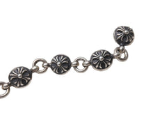 Load image into Gallery viewer, 極美品 CHROME HEARTS クロムハーツ クロスボール ブレスレット CHクロス 10コマ 重量約67,5g シルバー925 中古 4b006069