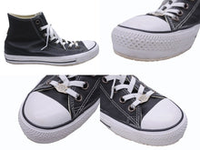 Load image into Gallery viewer, 極美品 CHROME HEARTS クロムハーツ コンバース クロスパッチ オールレザー サイズ30cm ブラック レザー 中古 4b006070