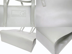 極美品 GIVENCHY ジバンシー SAC SPECIAL TOTE BAG サック スペシャル トートバッグ レザー エンボスロゴ ジェダイ ミント 中古 4b006090 