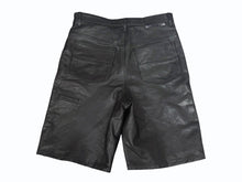 画像をギャラリービューアに読み込む, BREATH ブレス NEWRICH LEATHER SHORTS ニューリッチ レザーショーツ ブラック ゴートスキン BR25SS P1001 サイズL 美品 中古 4b006099 