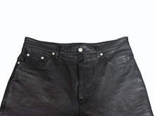 画像をギャラリービューアに読み込む, BREATH ブレス NEWRICH LEATHER SHORTS ニューリッチ レザーショーツ ブラック ゴートスキン BR25SS P1001 サイズL 美品 中古 4b006099 