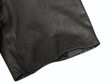 画像をギャラリービューアに読み込む, BREATH ブレス NEWRICH LEATHER SHORTS ニューリッチ レザーショーツ ブラック ゴートスキン BR25SS P1001 サイズL 美品 中古 4b006099 