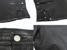 画像をギャラリービューアに読み込む, BREATH ブレス NEWRICH LEATHER SHORTS ニューリッチ レザーショーツ ブラック ゴートスキン BR25SS P1001 サイズL 美品 中古 4b006099 