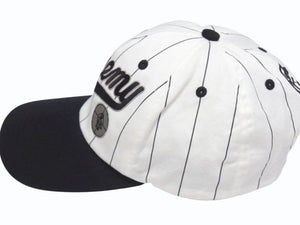 極美品 SAINT MICHAEL × Public Enemy セントマイケル パブリックエネミー 24AW キャップ ブラック ホワイト OS SM-YS1-0000-C22 サイズOS 中古 4b006100 