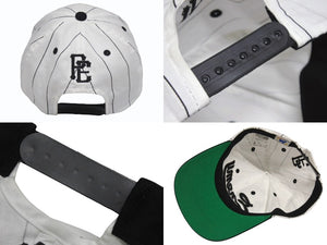極美品 SAINT MICHAEL × Public Enemy セントマイケル パブリックエネミー 24AW キャップ ブラック ホワイト OS SM-YS1-0000-C22 サイズOS 中古 4b006100 