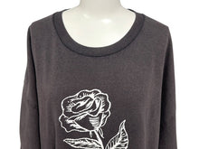 画像をギャラリービューアに読み込む, ART THAT KILLS アートザットキルズ プリントＴシャツ WELTED ROSE TEE ウォッシュド加工 コットン ブラック サイズXL 美品 中古 4b006105 