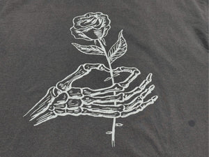 ART THAT KILLS アートザットキルズ プリントＴシャツ WELTED ROSE TEE ウォッシュド加工 コットン ブラック サイズXL 美品 中古 4b006105 