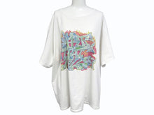 Load image into Gallery viewer, GALLERY DEPT ギャラリーデプト 半袖Tシャツ グラフィティ トップス USA製 コットン ホワイト マルチカラー サイズXL 美品 中古 4b006106