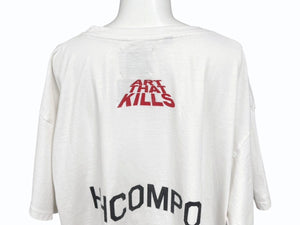 GALLERY DEPT ギャラリーデプト 半袖Tシャツ グラフィティ トップス USA製 コットン ホワイト マルチカラー サイズXL 美品 中古 4b006106