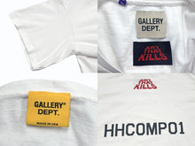 Load image into Gallery viewer, GALLERY DEPT ギャラリーデプト 半袖Tシャツ グラフィティ トップス USA製 コットン ホワイト マルチカラー サイズXL 美品 中古 4b006106