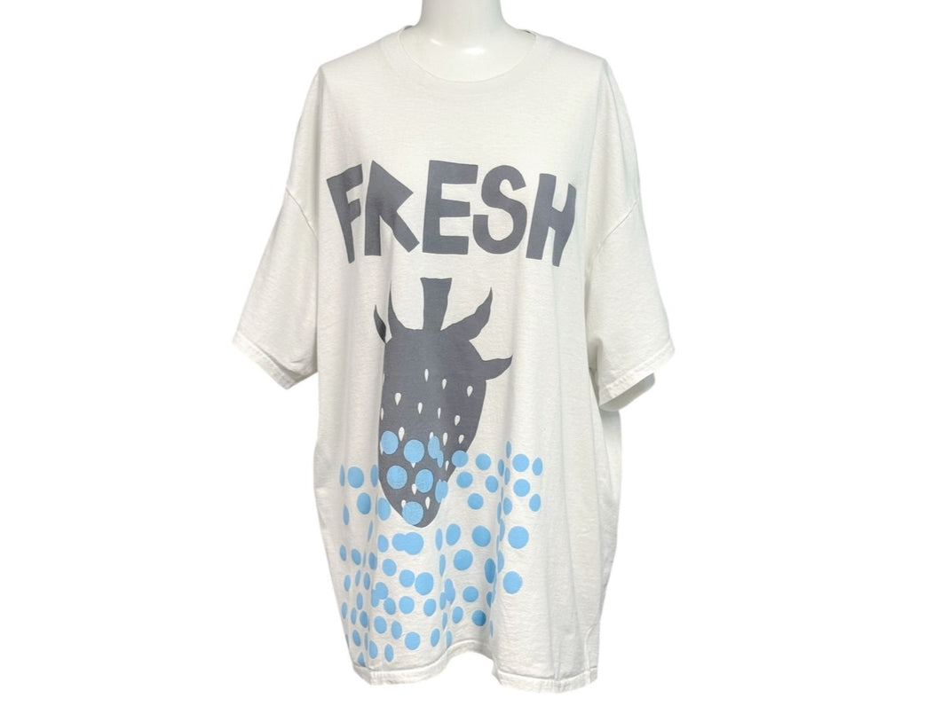 westfall ウェストフォール FRESH プリントＴシャツ 42-231-13-087241 コットン ホワイト サイズL 美品 中古 4b006107