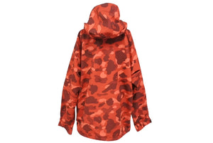 極美品 A BATHING APE アベイシングエイプ スノーボードジャケット カモ柄 1ST 0ZXLJM140003M ナイロン レッド サイズL 中古 4b006111