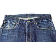 Load image into Gallery viewer, Billionaire Boys Club ビリオネアボーイズクラブ BBC ICE CREAM アイスクリーム デニムパンツ ブルー サイズL 美品 中古 4b006113