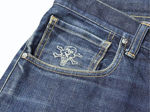 Billionaire Boys Club ビリオネアボーイズクラブ BBC ICE CREAM アイスクリーム デニムパンツ ブルー サイズL 美品 中古 4b006113