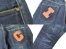 Load image into Gallery viewer, Billionaire Boys Club ビリオネアボーイズクラブ BBC ICE CREAM アイスクリーム デニムパンツ ブルー サイズL 美品 中古 4b006113