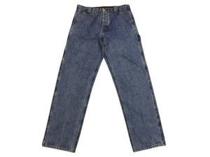 極美品 CHROME HEARTS クロムハーツ デニム カーペンターパンツ クロスボール インディゴ サイズ34 中古 4b006118