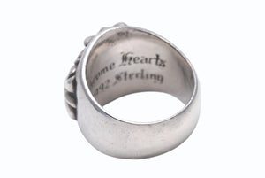 極美品 CHROME HEARTS クロムハーツ キーパーリング パヴェ ダイヤモンド 24.2g サイズ20.5号 中古 4b006121