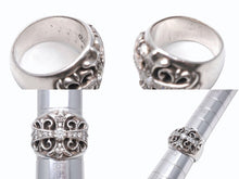 Load image into Gallery viewer, 極美品 CHROME HEARTS クロムハーツ キーパーリング パヴェ ダイヤモンド 24.2g サイズ20.5号 中古 4b006121