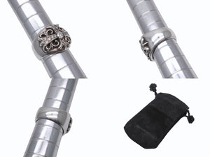 極美品 CHROME HEARTS クロムハーツ キーパーリング パヴェ ダイヤモンド 24.2g サイズ20.5号 中古 4b006121