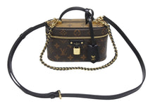 Load image into Gallery viewer, 極美品 LOUIS VUITTON ルイヴィトン ヴァニティNV PM ショルダーバッグ M45165 モノグラムリバース レザー PVC 中古 4b006124