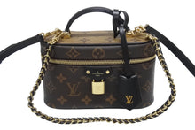 Load image into Gallery viewer, 極美品 LOUIS VUITTON ルイヴィトン ヴァニティNV PM ショルダーバッグ M45165 モノグラムリバース レザー PVC 中古 4b006124