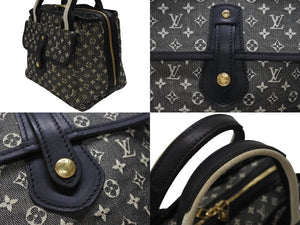 LOUIS VUITTON ルイヴィトン モノグラムミニ サックマリーケイト ハンドバッグ M92508 ノワール ブラック ゴールド金具 美品 中古 4b006125