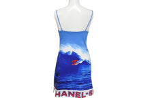 Load image into Gallery viewer, 新品未使用 CHANEL シャネル 02SS サーフライン ミニドレス ワンピース P19539V11371 サイズ38 ココマーク サーフィン 中古 4b006136