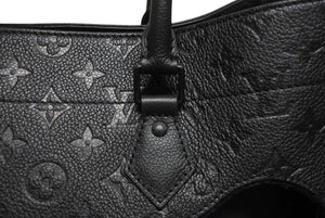 新品同様 LOUIS VUITTON ルイヴィトン コムデギャルソン 川久保玲 トートバッグ M58661 ウィズホールズMM モノグラムアンプラント ブラック 中古4b006137