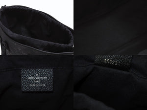 新品同様 LOUIS VUITTON ルイヴィトン コムデギャルソン 川久保玲 トートバッグ M58661 ウィズホールズMM モノグラムアンプラント ブラック 中古4b006137
