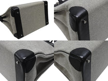Load image into Gallery viewer, 極美品 HERMES エルメス ハンドバッグ オータクロア40 B刻印 ブラック トワル パラジウム金具 中古 4b006141