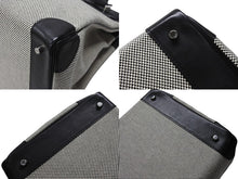 Load image into Gallery viewer, 極美品 HERMES エルメス ハンドバッグ オータクロア40 B刻印 ブラック トワル パラジウム金具 中古 4b006141