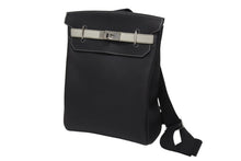 Load image into Gallery viewer, 未使用 HERMES エルメス ケリー スペシャルオーダー品 アッカドGM ショルダーバッグ W刻印 ブラック グリスパール シルバー金具 中古 4b006142