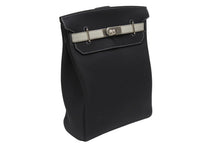 Load image into Gallery viewer, 未使用 HERMES エルメス ケリー スペシャルオーダー品 アッカドGM ショルダーバッグ W刻印 ブラック グリスパール シルバー金具 中古 4b006142