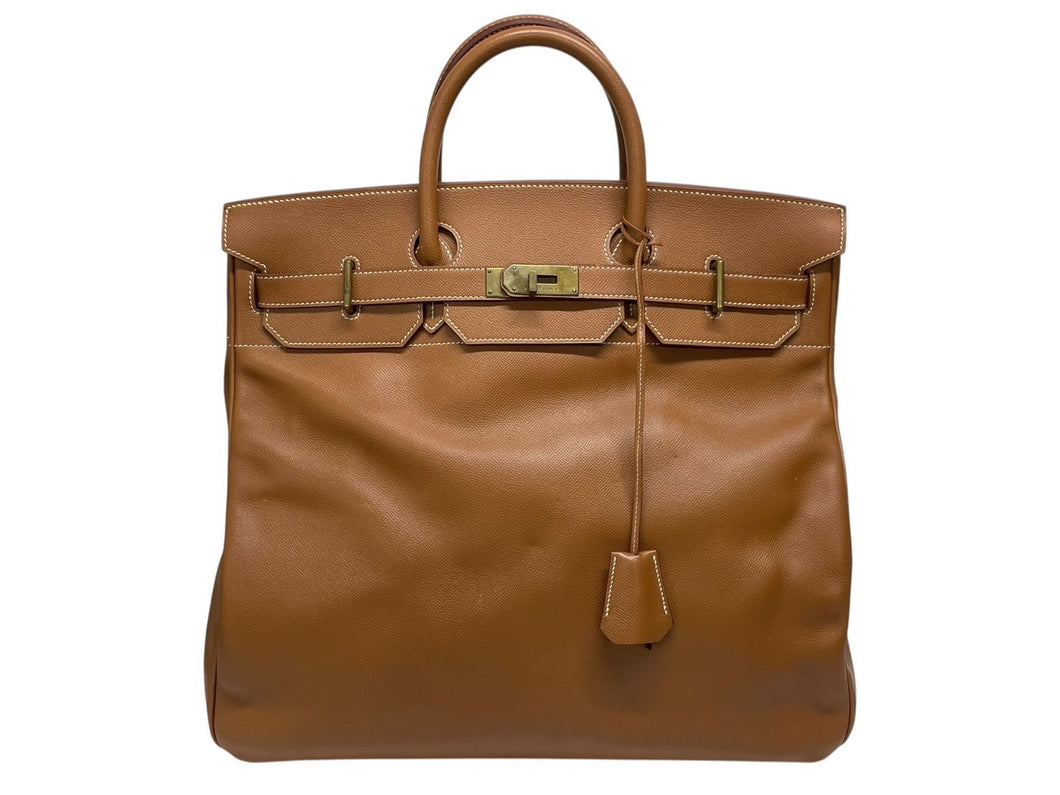 HERMES エルメス ハンドバッグ オータクロア45 アルデンヌ ブロンズ金具 □C刻印 1999年 美品 中古 4b006143