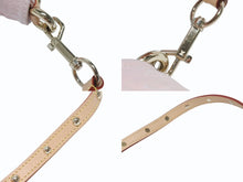 Load image into Gallery viewer, LOUIS VUITTON ルイヴィトン サンセット ワンショルダーバッグ M13347 モノグラム デニム レザー ピンク ゴールド金具 美品 中古 4b006152
