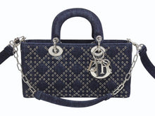 Load image into Gallery viewer, 新品未使用 Christian Dior クリスチャンディオール Lady D-Joy Medium レディ D ジョイ ミディアム ショルダーバッグ 01-RU-0242 中古 4b006156