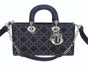 新品未使用 Christian Dior クリスチャンディオール Lady D-Joy Medium レディ D ジョイ ミディアム ショルダーバッグ 01-RU-0242 中古 4b006156