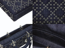 Load image into Gallery viewer, 新品未使用 Christian Dior クリスチャンディオール Lady D-Joy Medium レディ D ジョイ ミディアム ショルダーバッグ 01-RU-0242 中古 4b006156