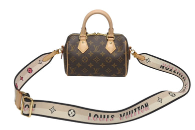 新品同様 LOUIS VUITTON ルイヴィトン モノグラム スピーディ バンドリエール 20 2WAY ハンドバッグ ショルダーバッグ M45948 中古 4b006158