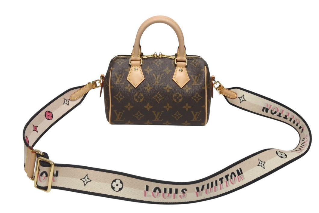 新品同様 LOUIS VUITTON ルイヴィトン モノグラム スピーディ バンドリエール 20 2WAY ハンドバッグ ショルダーバッグ M45948 中古 4b006158